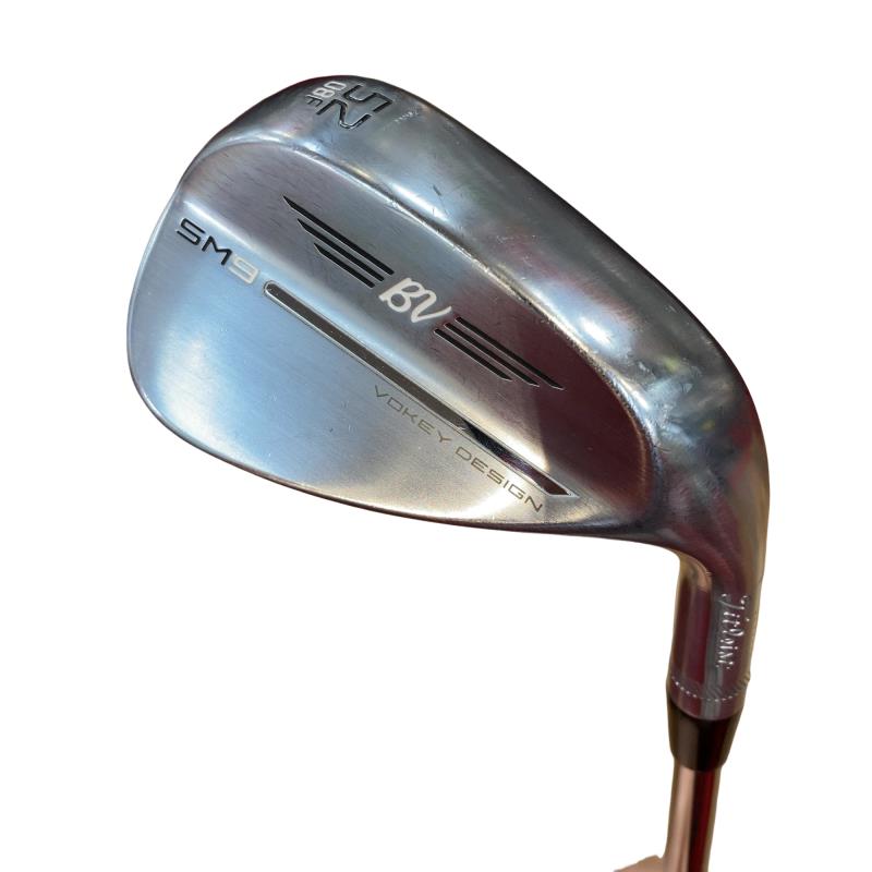 【中古】 タイトリスト VOKEY SPIN MILLED SM9 ツアークロム 52°/08°F ウェッジ WG BV 105 (フレックスその他) メンズ 男性用 右利き 右用 Cランク ゴルフクラブ