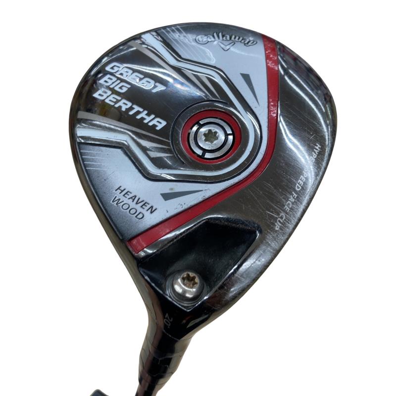【中古】 キャロウェイ GREAT BIG BERTHA(2015) HEAVEN WOOD フェアウェイウッド FW BIG BERTHA(2015)公明正大通い路 (フレックスR) メンズ 成人男性用 右利き 右用 C序列付ける ゴルフ野球クラブ
