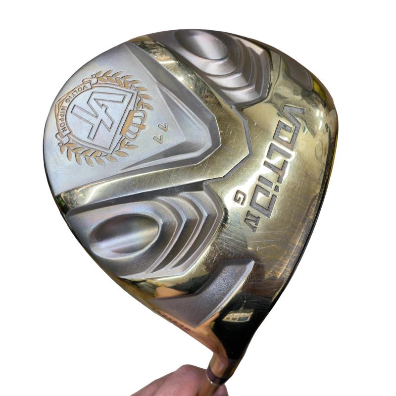 【中古】 カタナゴルフ VOLTiO IV G(ゴールド) 11° １番ウッド DR VOLTiO Tour AD 400 (フレックスR) メンズ 成人男性用 右利き 右用 C価値づける ゴルフ野球クラブ