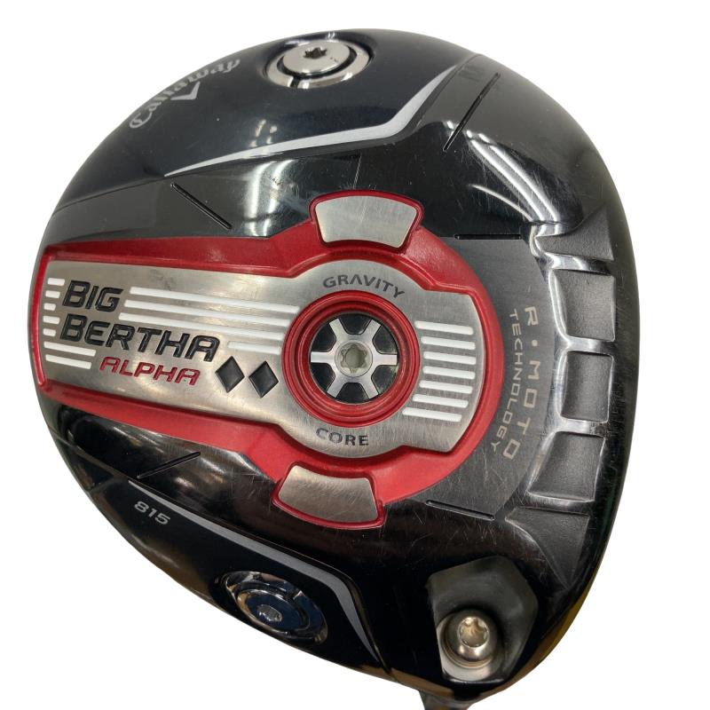 【中古】 キャロウェイ BIG BERTHA ALPHA 815◆◆  9° １番ウッド DR BIG BERTHA ALPHA 815(１番ウッド) (フレックスS) メンズ 成人男性用 右利き 右用 C序列付ける ゴルフ野球クラブ