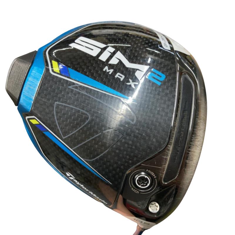【中古】 テーラーメイド SIM2 MAX 10.5° ドライバー DR 純正特注シャフト (フレックスS) メンズ 男性用 右利き 右用 Cランク ゴルフクラブ