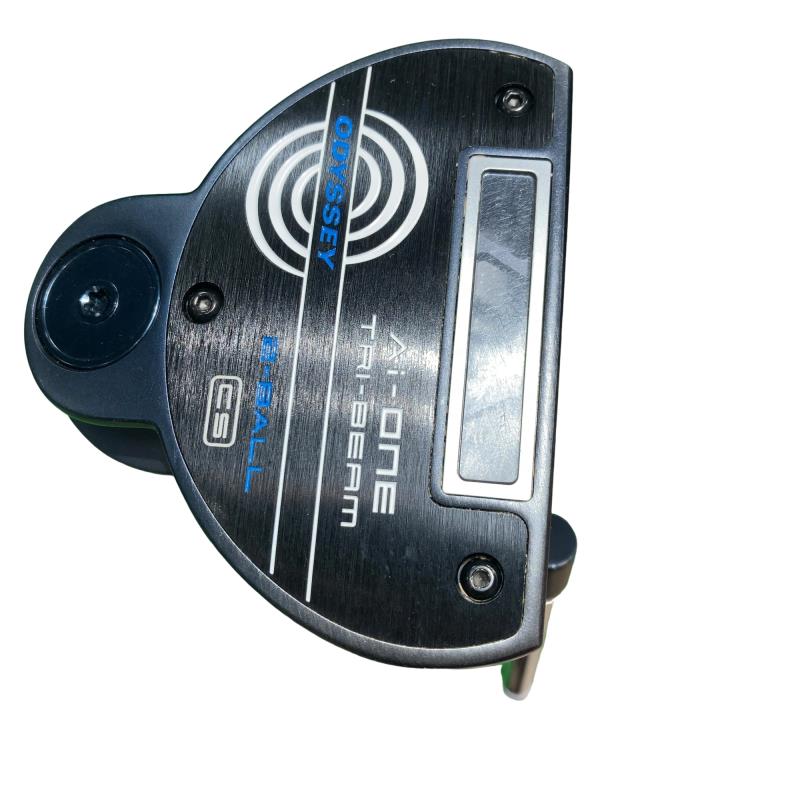 【中古】 オデッセイ Ai-ONE TRI-BEAM 2-BALL CS 34in パター PT STROKE LAB 90 スチール写真 (フレックス余分の物) メンズ 成人男性用 右利き 右用 B位置づける ゴルフ野球クラブ