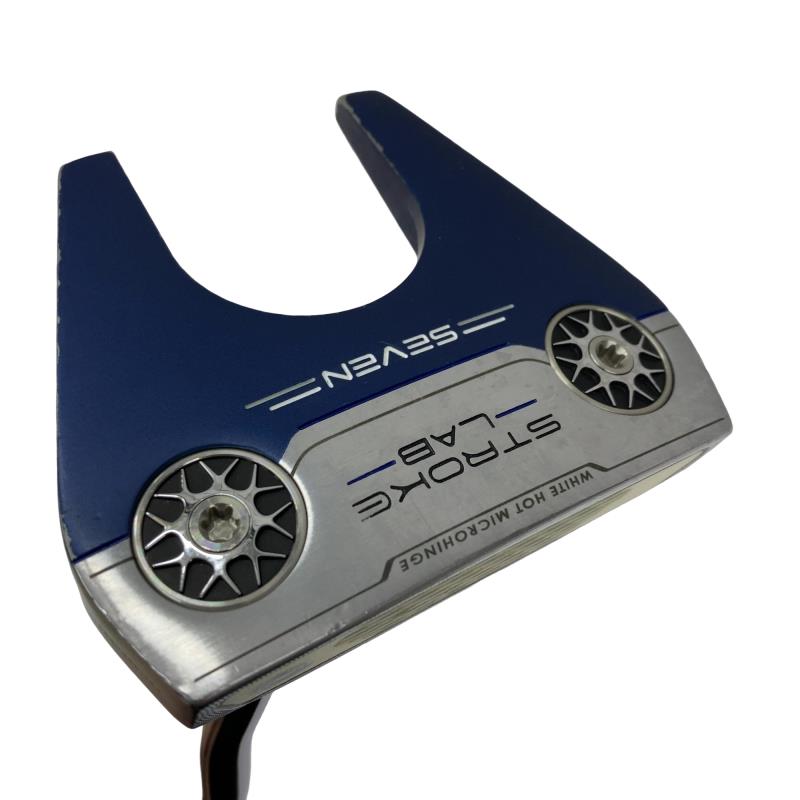 【中古】 オデッセイ STROKE LAB SEVEN(シルバー/ネイビー) 32インチ レディース パター PT STROKE LAB (フレックスその他) レディース 女性用 右利き 右用 Cランク ゴルフクラブ