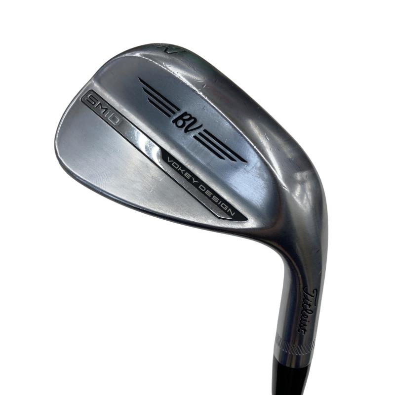 【中古】 タイトリスト VOKEY SPIN MILLED SM10 ツアークロム 52°/08°F ウェッジ WG BV 105 (フレックスその他) メンズ 男性用 右利き 右用 Cランク ゴルフクラブ