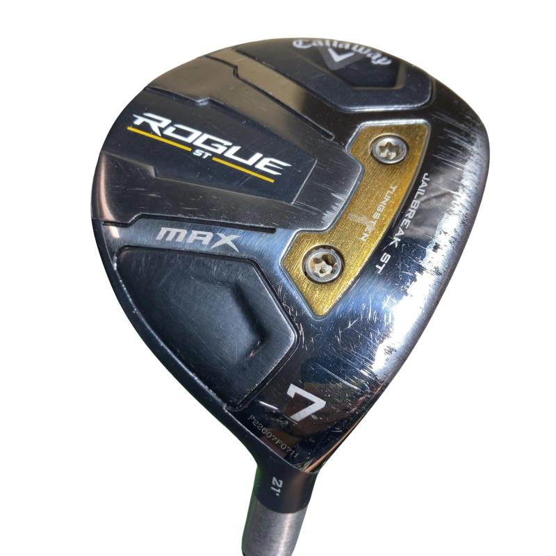 【中古】 キャロウェイ ROGUE ST MAX 7W フェアウェイウッド FW リシャフト (フレックスその他) メンズ 男性用 右利き 右用 Cランク ゴルフクラブ 15,851円