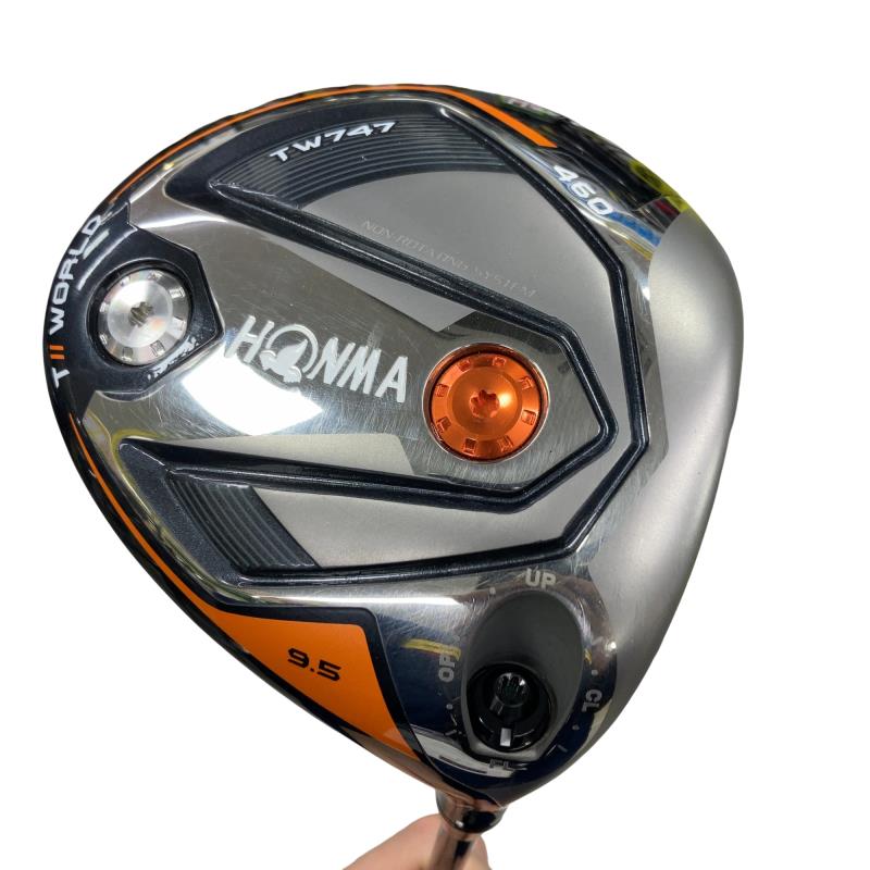 【中古】 本間ゴルフ TOUR WORLD TW747 460  9.5° １番ウッド DR VIZARD for 747 50(１番ウッド) (フレックスS) メンズ 成人男性用 右利き 右用 C序列付ける ゴルフ野球クラブ