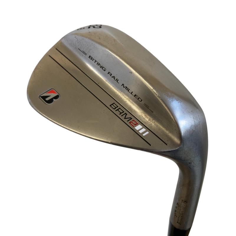 【中古】 ブリヂストン BRIDGESTONE BRM2 ノーメッキ 52°/08°M ウェッジ WG 純正特注シャフト (フレックスS) メンズ 男性用 右利き 右用 Cランク ゴルフクラブ