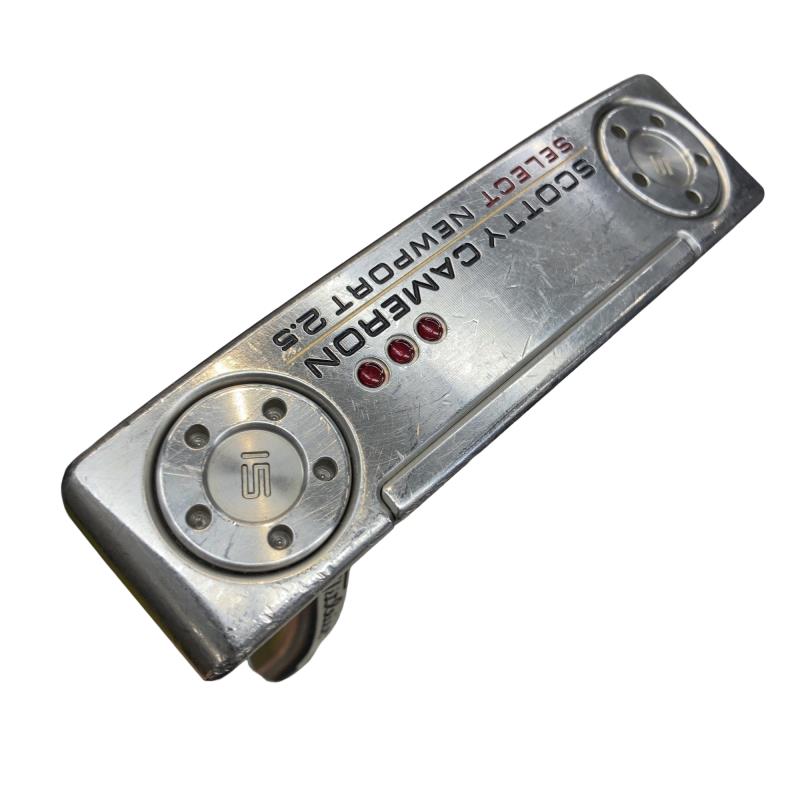 【中古】 タイトリスト SCOTTY CAMERON select NEWPORT 2.5(2018) 34in パター PT スチール写真 (フレックス余分の物) メンズ 成人男性用 右利き 右用 C価値づける ゴルフ野球クラブ