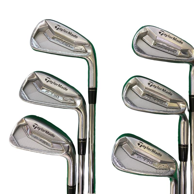 【中古】 テーラーメイド Taylor Made P・770 6S USA アイアンセット IR 純正特注シャフト (フレックスR) メンズ 男性用 右利き 右用 Dランク ゴルフクラブ