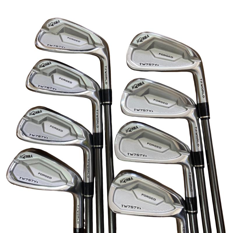 【中古】 本間ゴルフ TOUR WORLD TW757Vx 8S アイアン仕掛ける IR VIZARD IB-WF85 (フレックスS) メンズ 成人男性用 右利き 右用 C価値づける ゴルフ野球クラブ