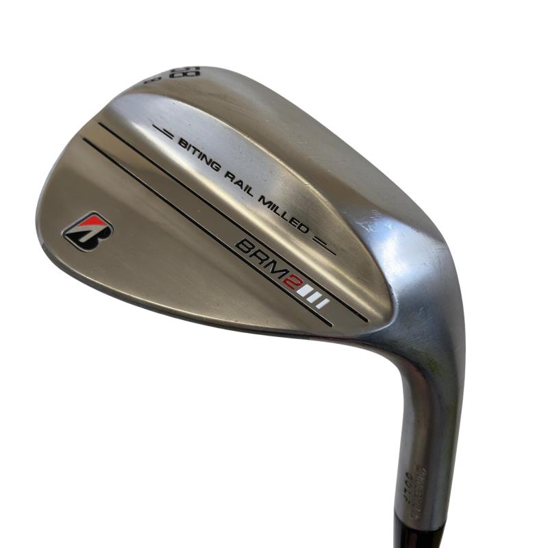 【中古】 ブリヂストン BRIDGESTONE BRM2 ノーメッキ 58°/08°M ウェッジ WG 純正特注シャフト (フレックスS) メンズ 男性用 右利き 右用 Cランク ゴルフクラブ