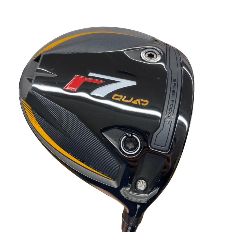 【中古】 テーラーメイド r7quad MINI DRIVER 13.5° ドライバー DR r7QMD Diamana SILVER TM55 (フレックスS) メンズ 男性用 右利き 右用 Bランク ゴルフクラブ