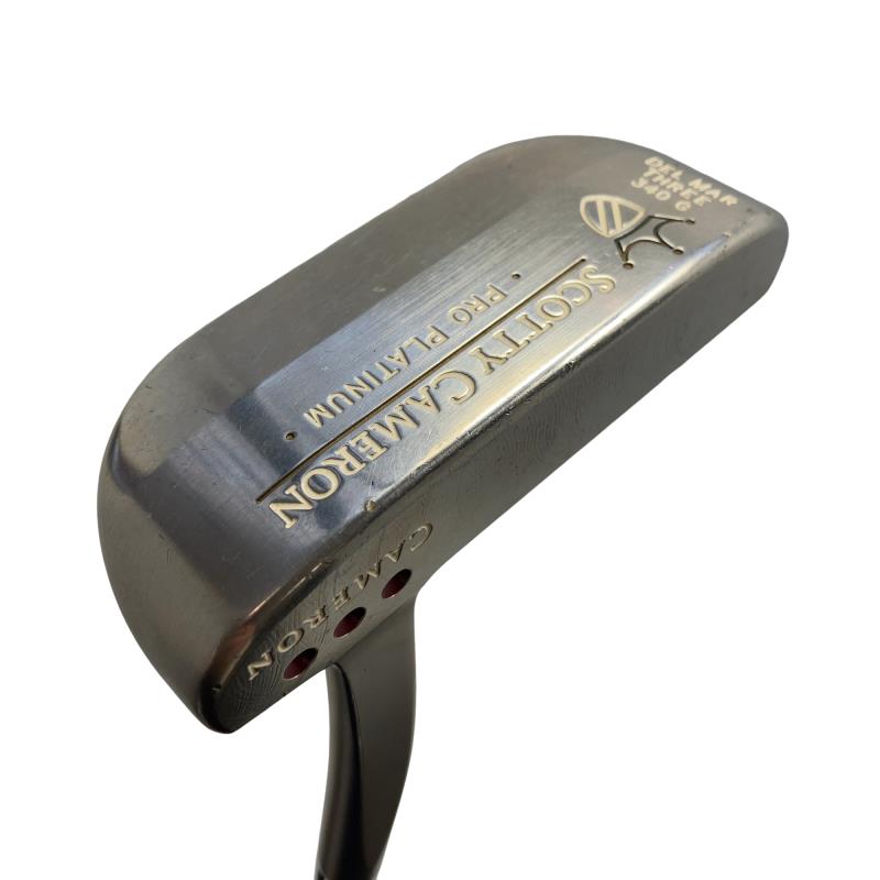 【中古】 タイトリスト SCOTTY CAMERON PRO PLATINUM DEL MAR 3 ●●● 340G パター PT スチール (フレックスその他) メンズ 男性用 右利き 右用 Cランク ゴルフクラブ｜ゴルフパートナー 中古クラブ店