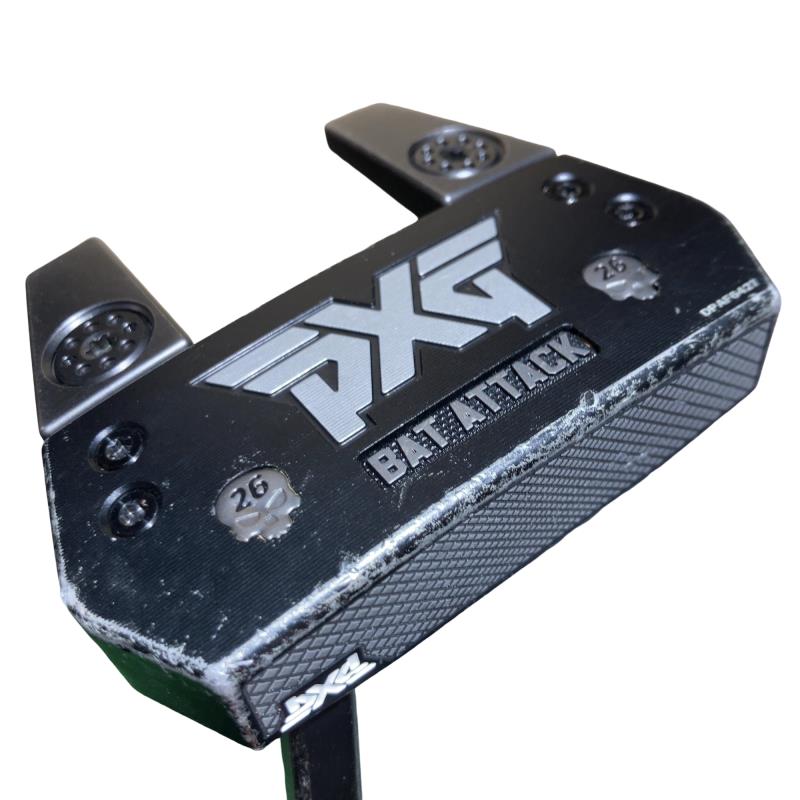 【中古】 PXG BATTLE READY BAT ATTACK(スラント) パター PT スチール写真 (フレックス余分の物) メンズ 成人男性用 右利き 右用 D序列付ける ゴルフ野球クラブ