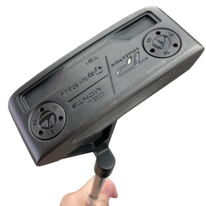 【中古】 仕立て屋お手伝いさん TP COLLECTION BLACK DEL MONTE 結核症1 33in パター PT スチール写真 (フレックス余分の物) メンズ 成人男性用 右利き 右用 C位置づける ゴルフ野球クラブ