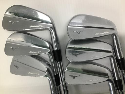 【中古】 ミズノ Mizuno Pro 118 6S アイアンセット IR 純正特注シャフト (フレックスS) メンズ 男性用 右利き 右用 Dランク ゴルフクラブ