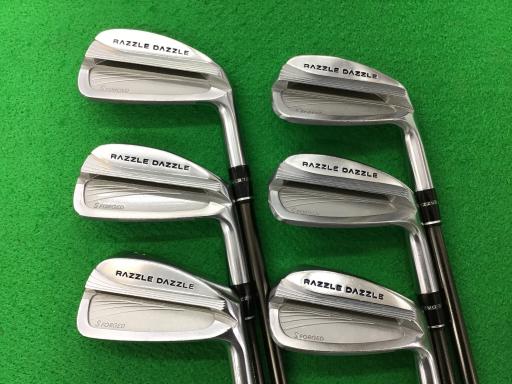 【中古】 RAZZLE DAZZLE RAZZLE DAZZLE CSI-S FORGED 6S アイアンセット IR 純正特注シャフト (フレックスS) メンズ 男性用 右利き 右用 Cランク ゴルフクラブ