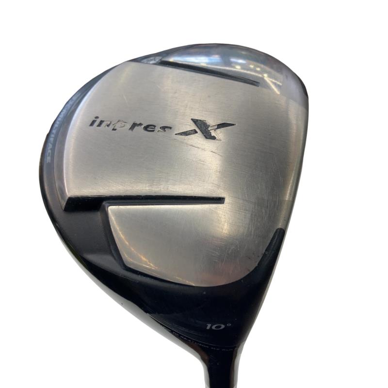 【中古】 ヤマハ inpres X 4.6V r.p.m. 10° ドライバー DR 純正特注シャフト (フレックスX) メンズ 男性用 右利き 右用 Cランク ゴルフクラブ