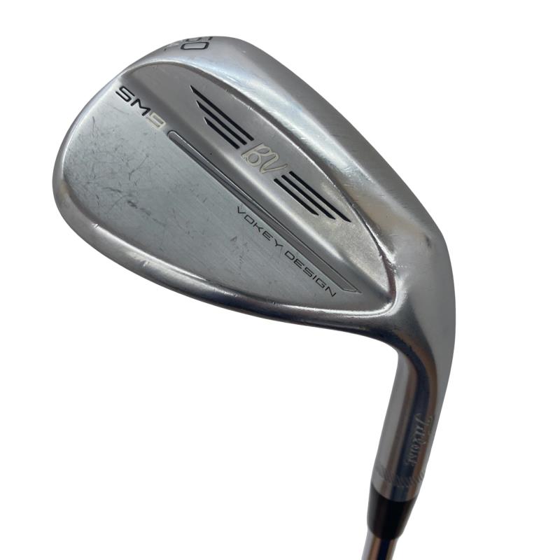 【中古】 タイトリスト VOKEY SPIN MILLED SM9 ツアークロム 60°/04°L ウェッジ WG Dynamic Gold (フレックスS) メンズ 男性用 右利き 右用 Cランク ゴルフクラブ