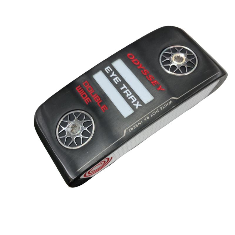 【中古】 オデッセイ EYE TRAX DOUBLE WIDE 33in パター PT スチール写真 (フレックス余分の物) メンズ 成人男性用 右利き 右用 C位置づける ゴルフ野球クラブ