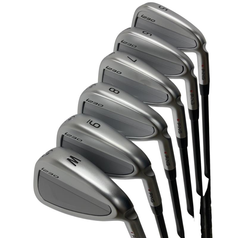 【中古】 ピン i230 6S アイアン仕掛ける IR ALTA J CB BLACK(IR) (フレックスSR) メンズ 成人男性用 右利き 右用 B価値づける ゴルフ野球クラブ