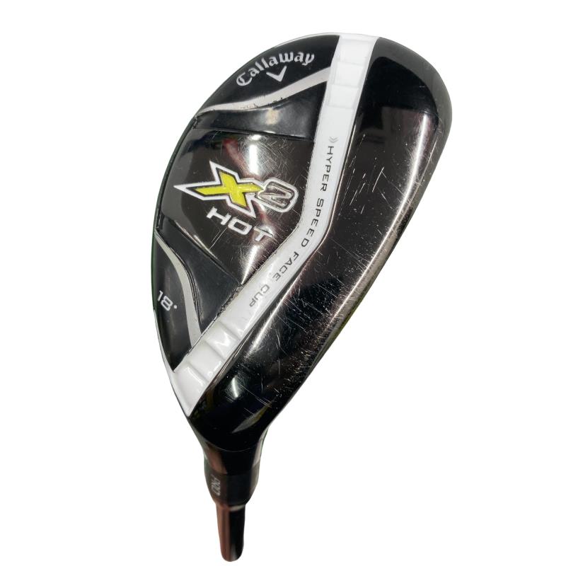 【中古】 キャロウェイ X2 HOT PRO 18° ありがた味 UT X2 HOT(ありがた味) (フレックスS) メンズ 成人男性用 右利き 右用 C位置付ける ゴルフ野球クラブ クラブ-ゴルフ-スポーツ・アウトドア