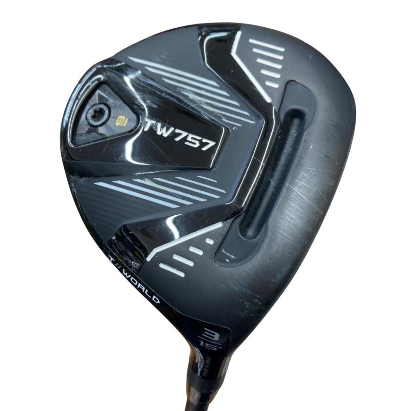 【中古】 本間ゴルフ TOUR WORLD TW757 3W フェアウェイウッド FW VIZARD FZ-5 (フレックスS) メンズ 男性用 右利き 右用 Cランク ゴルフクラブ｜ゴルフパートナー 中古クラブ店