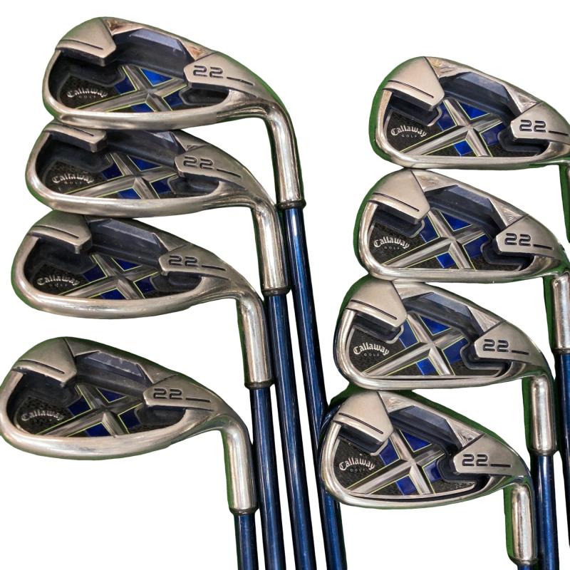 【中古】 キャロウェイ X・22  8S アイアン仕掛ける IR X SERIES 60i(2008) (フレックスR) メンズ 成人男性用 右利き 右用 C序列付ける ゴルフ野球クラブ