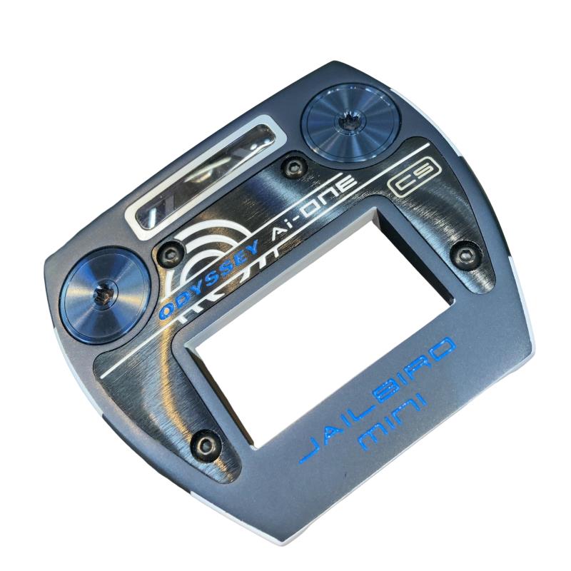 【中古】 オデッセイ Ai-ONE TRI-BEAM JAILBIRD MINI CS 34インチ パター PT STROKE LAB 90 スチール (フレックスその他) メンズ 男性用 右利き 右用 Cランク ゴルフクラブ