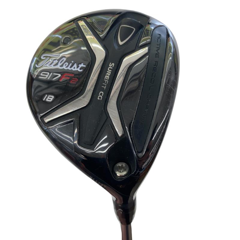 【中古】 タイトリスト 917 F2 18° フェアウェイウッド FW Tour AD TP-7 (フレックスS) メンズ 男性用 右利き 右用 Cランク ゴルフクラブ