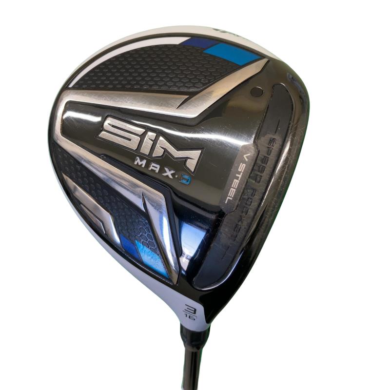 【中古】 テーラーメイド SIM MAX-D 3W フェアウェイウッド FW リシャフト (フレックスその他) メンズ 男性用 右利き 右用 Dランク ゴルフクラブ