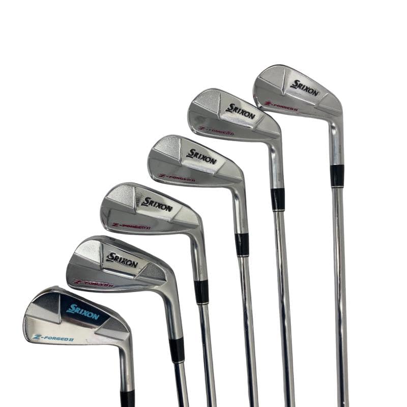 【中古】 ダンロップ SRIXON Z-FORGED II 6S アイアンセット IR 純正特注シャフト (フレックスS) メンズ 男性用 右利き 右用 Cランク ゴルフクラブ