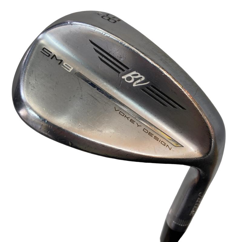 【中古】 タイトリスト VOKEY SPIN MILLED SM9 ツアークロム 58°/14°K ウェッジ WG Dynamic Gold (フレックスS) メンズ 男性用 右利き 右用 Cランク ゴルフクラブ