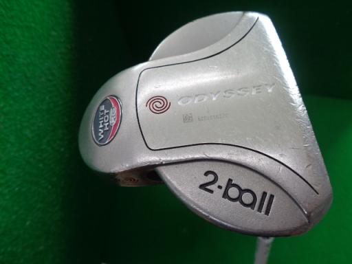【中古】 オデッセイ WHITE HOT XG 2・ball 34in パター PT スチール写真 (フレックス余分の物) メンズ 成人男性用 右利き 右用 C位置づける ゴルフ野球クラブ