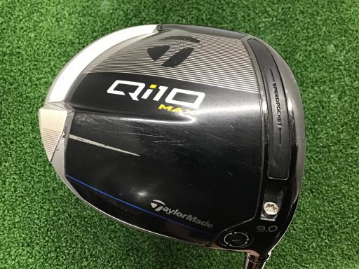 【中古】 テーラーメイド Qi10 MAX 9° ドライバー DR 純正特注シャフト (フレックスX) メンズ 男性用 右利き 右用 Cランク ゴルフクラブ
