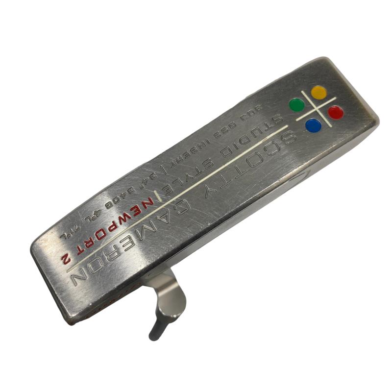 【中古】 タイトリスト SCOTTY CAMERON STUDIO STYLE NEWPORT 2 340G 34in パター PT スチール写真 (フレックス余分の物) メンズ 成人男性用 右利き 右用 C序列付ける ゴルフ野球クラブ