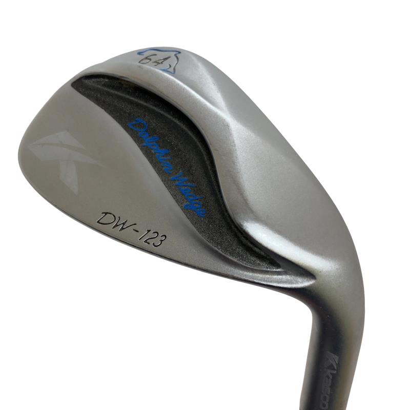 【中古】 キャスコ Dolphin Wedge DW-123 シルバー 64° ウェッジ WG 純正特注シャフト (フレックスR) メンズ 男性用 右利き 右用 Cランク ゴルフクラブ