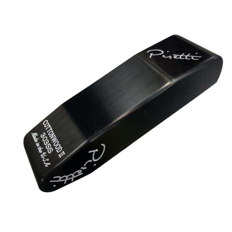 【中古】 Piretti Piretti MIDNIGHT BLACK COTTONWOOD II CS 34in パター PT スチール写真 (フレックス余分の物) メンズ 成人男性用 右利き 右用 C序列付ける ゴルフ野球クラブ