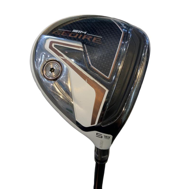 【中古】 テーラーメイド SIM GLOIRE 5W フェアウェイウッド FW AIR Speeder TM(FW) (フレックスS) メンズ 男性用 右利き 右用 Cランク ゴルフクラブ