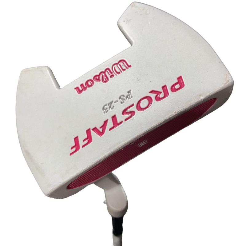 【中古】 ウィルソン PROSTAFF なおなお書き-23 32in レディース パター PT スチール写真 (フレックス余分の物) レディース お上さん用 右利き 右用 C序列付ける ゴルフ野球クラブ