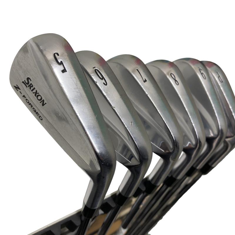 【中古】 ダンロップ SRIXON Z-FORGED 6S アイアンセット IR Dynamic Gold D.S.T (フレックスS) メンズ 男性用 右利き 右用 Cランク ゴルフクラブ