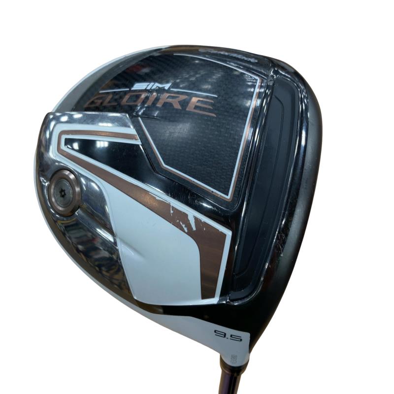 【中古】 テーラーメイド SIM GLOIRE 9.5° ドライバー DR 純正特注シャフト (フレックスS) メンズ 男性用 右利き 右用 Cランク ゴルフクラブ