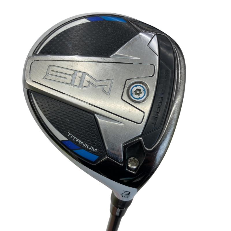 【中古】 テーラーメイド SIM 3W フェアウェイウッド FW TENSEI SILVER TM50(FW) (フレックスSR) メンズ 男性用 右利き 右用 Cランク ゴルフクラブ