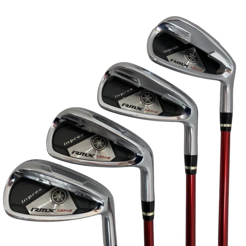 【中古】 ヤマハ inpres RMX UD+2 7S アイアン仕掛ける IR BASSARA FS50 (フレックスR) メンズ 成人男性用 右利き 右用 D序列付ける ゴルフ野球クラブ