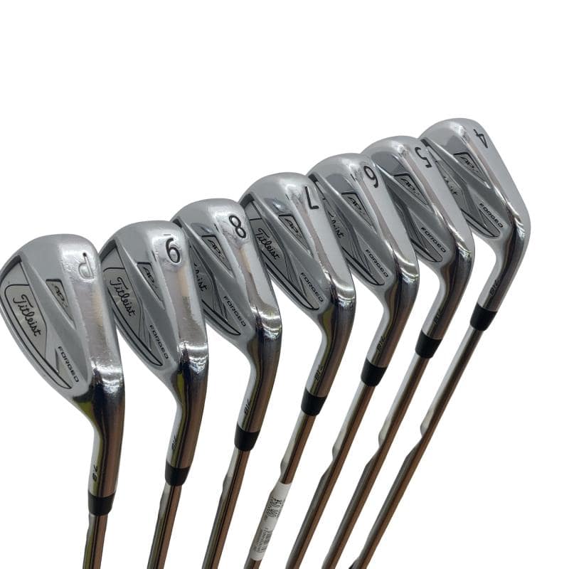【中古】 タイトリスト Titleist AP2 718 8S アイアン仕掛ける IR AMT TOUR WHITE (フレックスS) メンズ 成人男性用 右利き 右用 D序列付ける ゴルフ野球クラブ