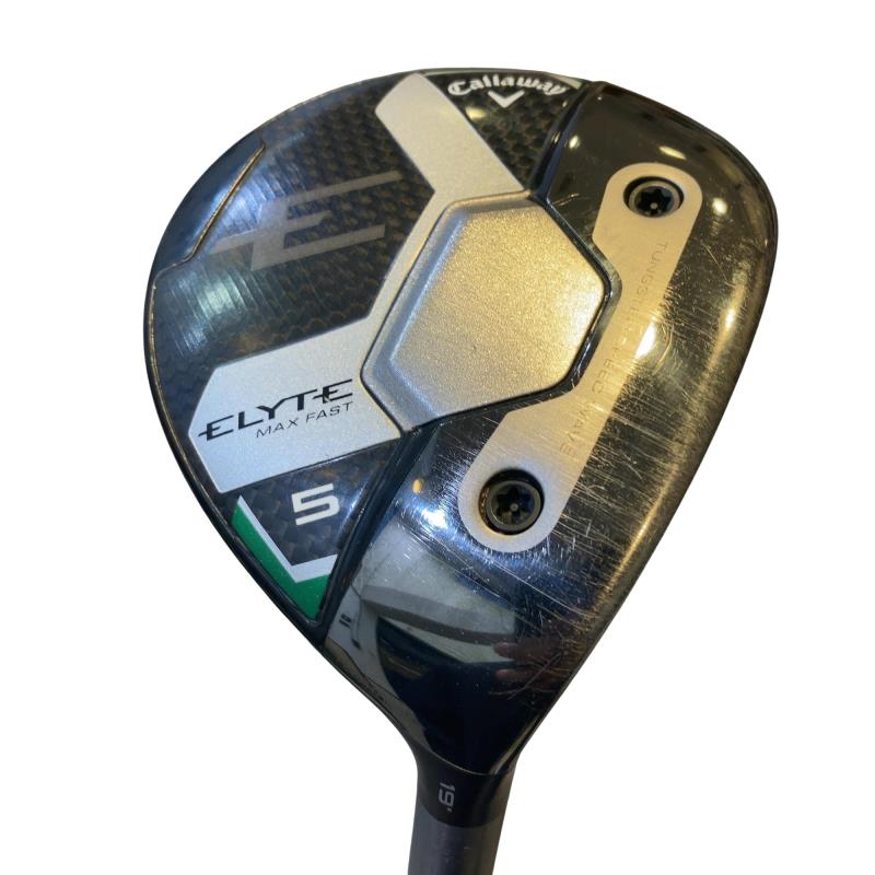 【中古】 キャロウェイ ELYTE MAX FAST 5W フェアウェイウッド FW LIN-Q GREEN 40 for CW(ELYTE FW) (フレックスR) メンズ 男性用 右利き 右用 Cランク ゴルフクラブ