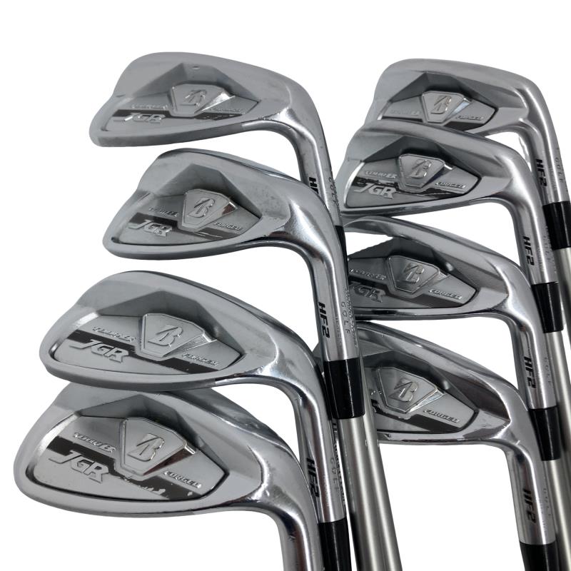 【中古】 ブリヂストン TOUR B JGR HF2 8S アイアン仕掛ける IR TG1-IR (フレックスS) メンズ 成人男性用 右利き 右用 C序列付ける ゴルフ野球クラブ