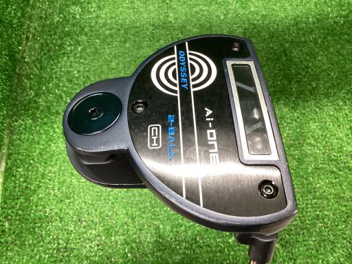 【中古】 オデッセイ Ai-ONE 2-BALL CH 34インチ パター PT STROKE LAB 90 スチール (フレックスその他) メンズ 男性用 右利き 右用 Cランク ゴルフクラブ