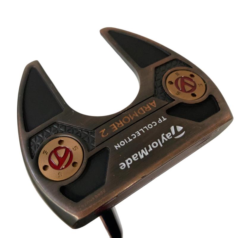 【中古】 仕立て屋お手伝いさん TP COLLECTION BLACK COPPER ARDMORE 2(シングルベンド) 34in パター PT スチール写真 (フレックス余分の物) メンズ 成人男性用 右利き 右用 C価値づける ゴルフ野球クラブ