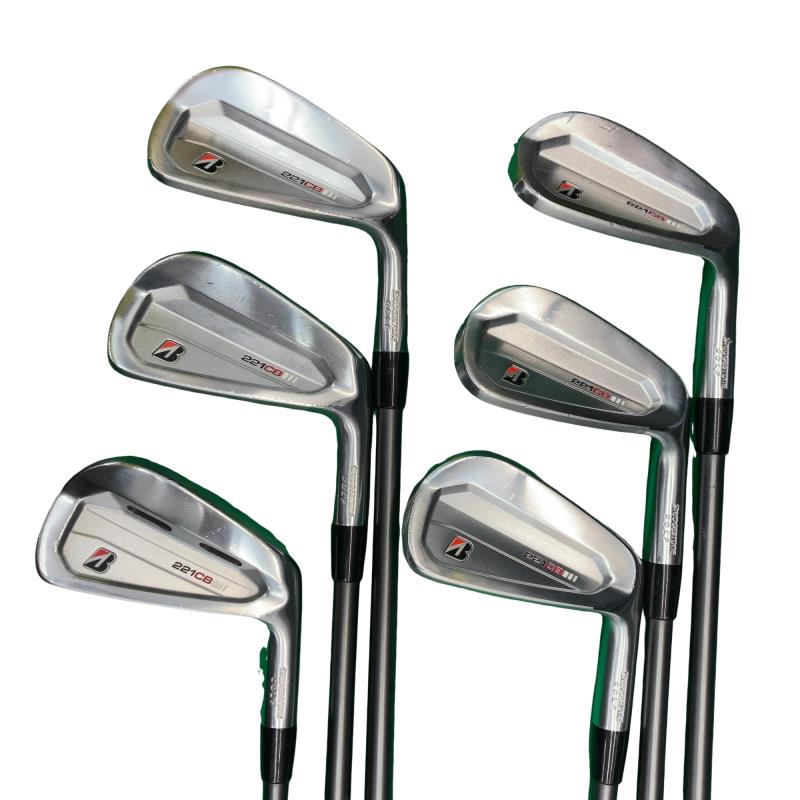 【中古】 ブリヂストン BRIDGESTONE 221CB 6S アイアン仕掛ける IR TENSEI BS Black 80i (フレックスS) メンズ 成人男性用 右利き 右用 C価値づける ゴルフ野球クラブ